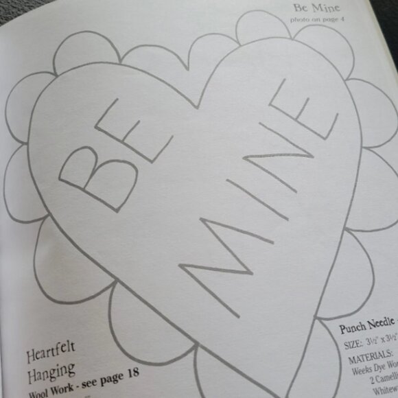 Punch needle embroidery and wool work book - Picture 4 of 4